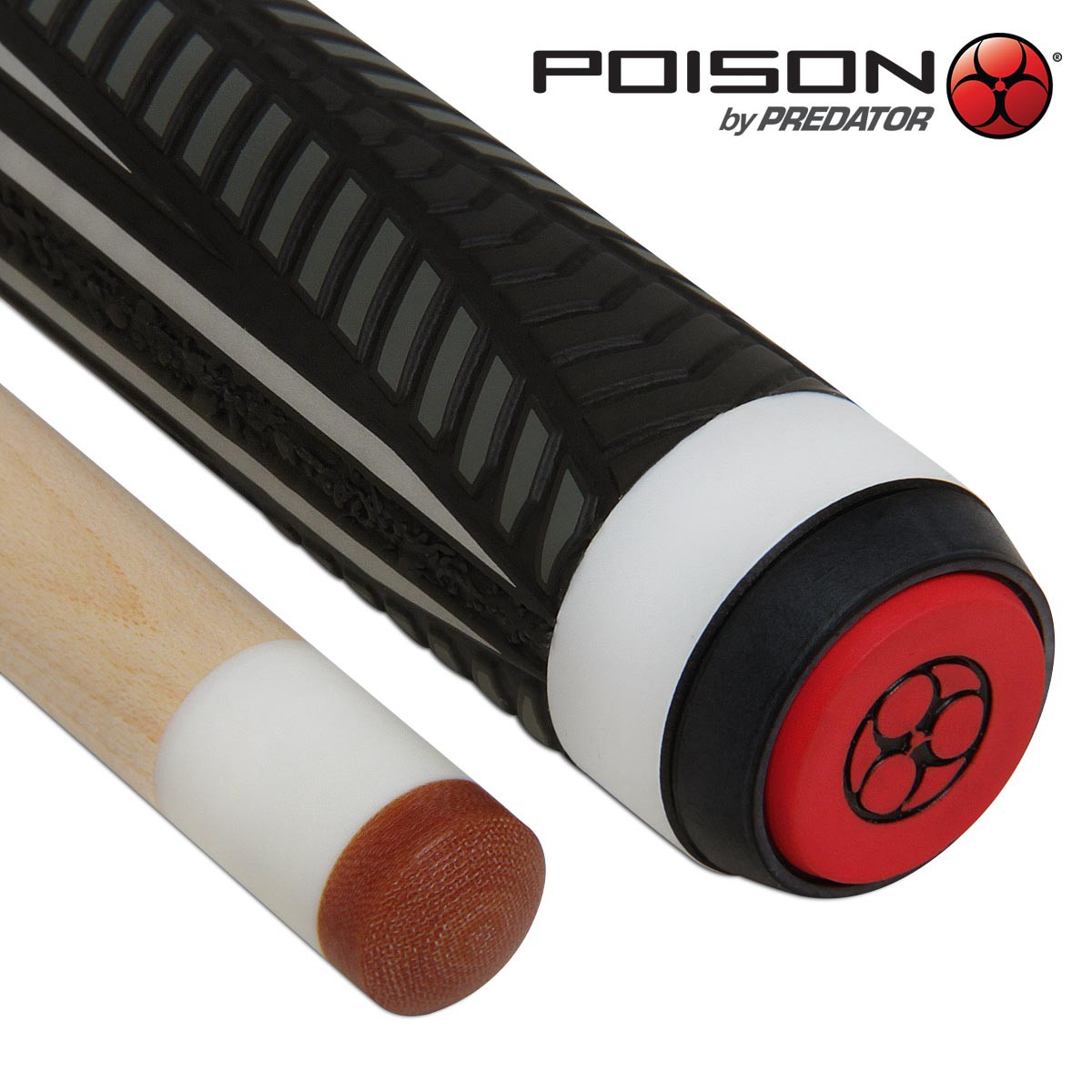 KIY_POISON_VX_JUMP_WHITE_AND_BLACK_GTX_GRIP_2PC_PUL_7-5OZ
