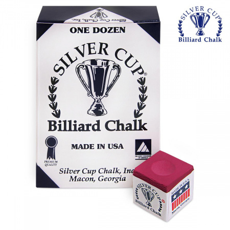Мел "Silver Cup" red 12шт.