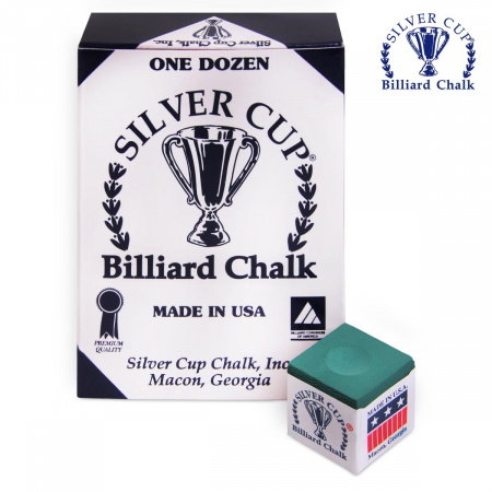 Мел "Silver Cup" green 12шт.