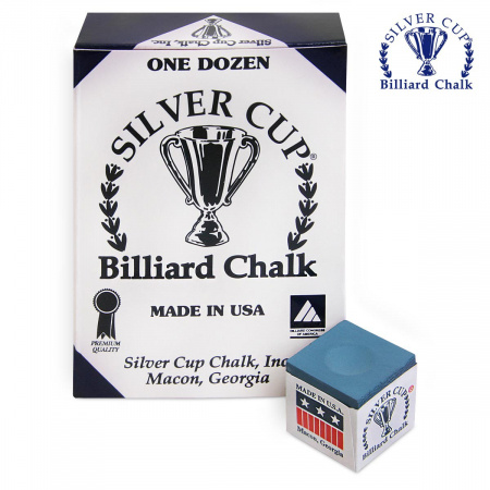 Мел "Silver Cup" powder blue 12 шт.