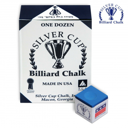 Мел "Silver Cup" electric blue 12 шт.