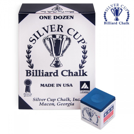 Мел "Silver Cup" electric blue 12 шт.