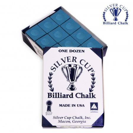 Мел "Silver Cup" electric blue 12 шт.