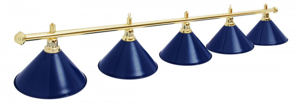 Светильник "Elegance" 5 ламп. golden-blue
