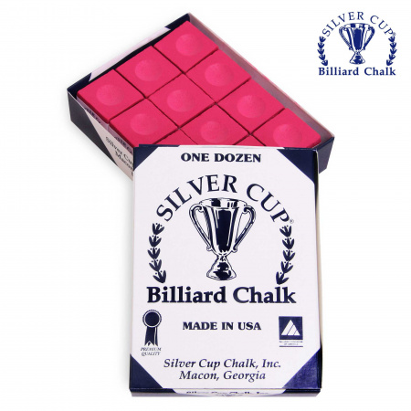 Мел "Silver Cup" red 12шт.