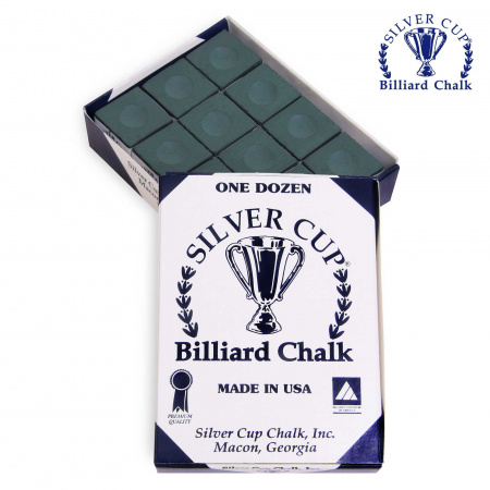 Мел "Silver Cup" green 12шт.