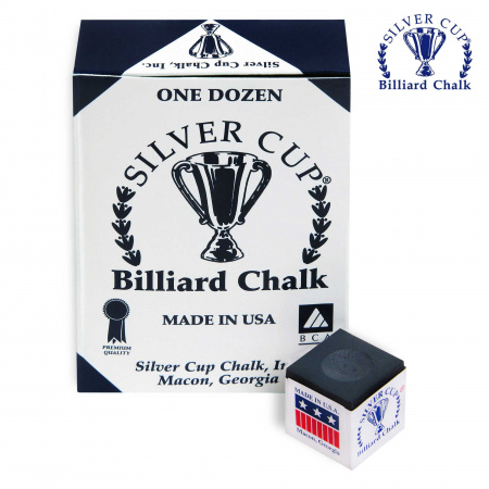 Мел "Silver Cup" black 12шт.