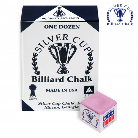Мел "Silver Cup" pink 12шт.
