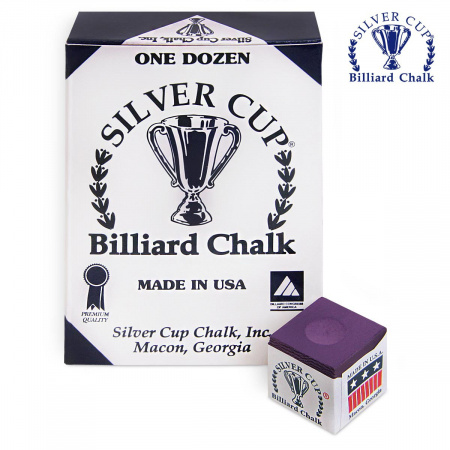Мел "Silver Cup" plum 12 шт.