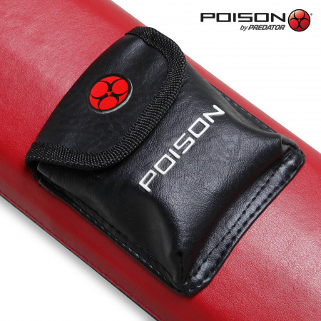 Тубус "Poison Armor 2x2" красный/чёрный