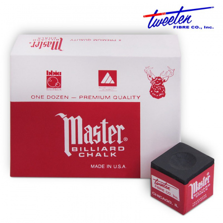 Мел "Master" black 12 шт.