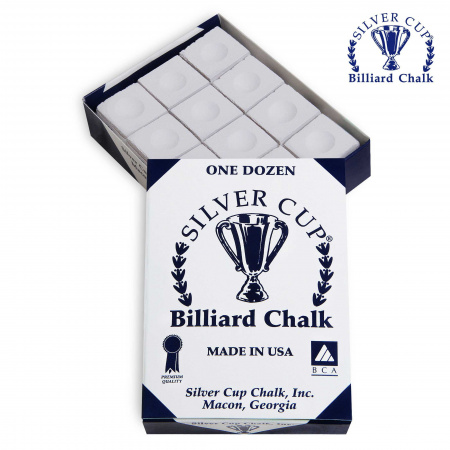 Мел "Silver Cup" green 12шт.