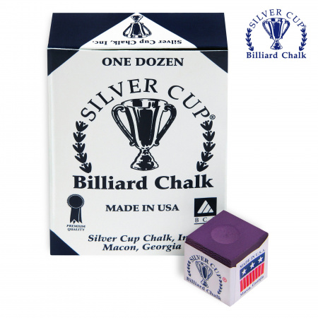 Мел "Silver Cup" purple 12 шт.